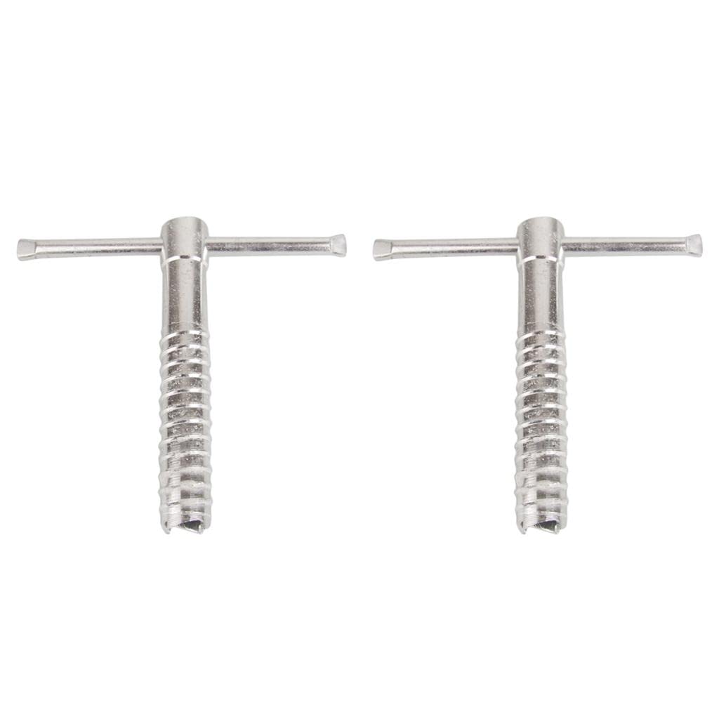 2X Heavy Duty Aluminum Spiral Ice Nails - 12