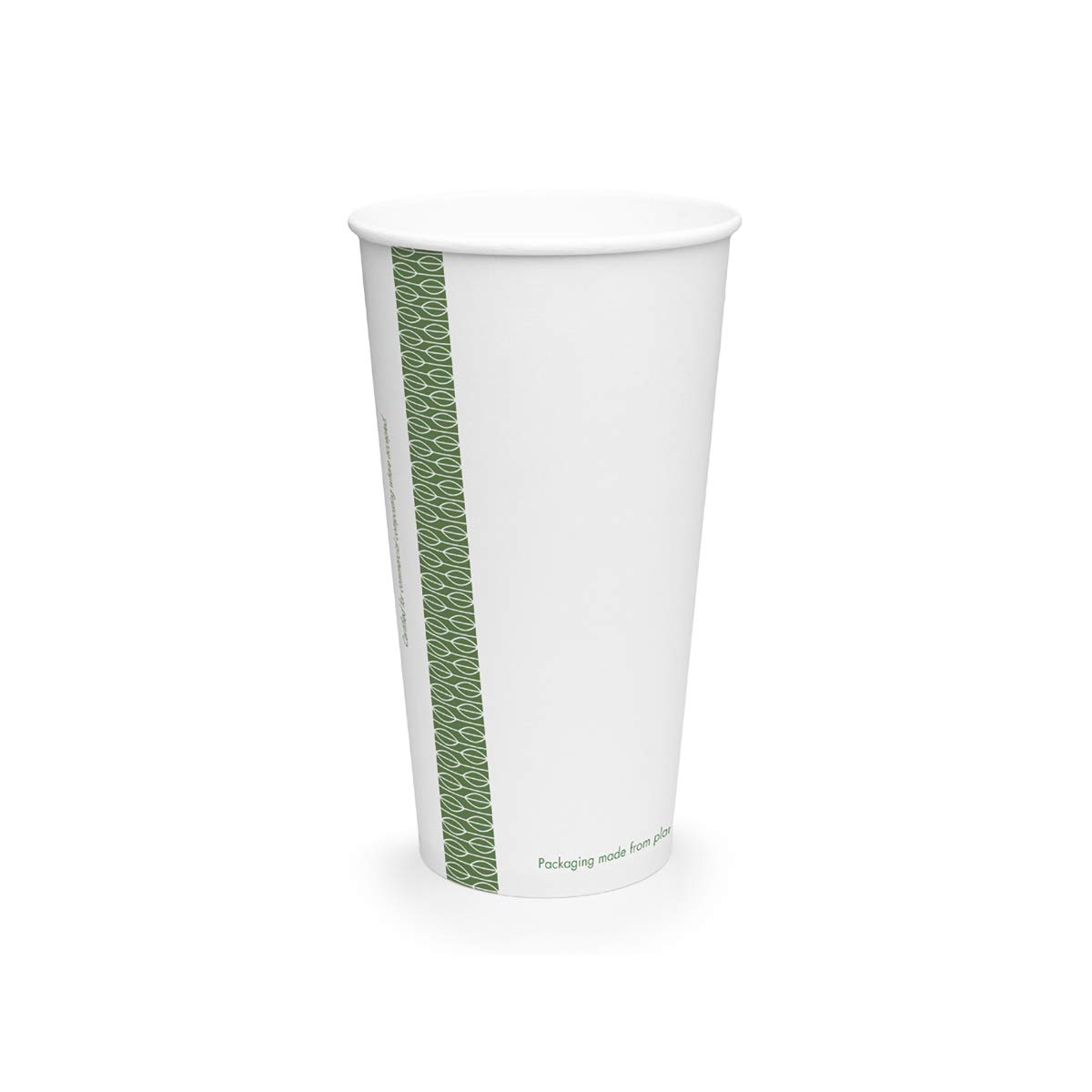 Vegware 32oz Compostable Plant-Based Cold Paper Cups, 105-Series (500 Count) - Eco-Friendly Disposable Cups for Coffee, Iced Drinks, Parties & Events