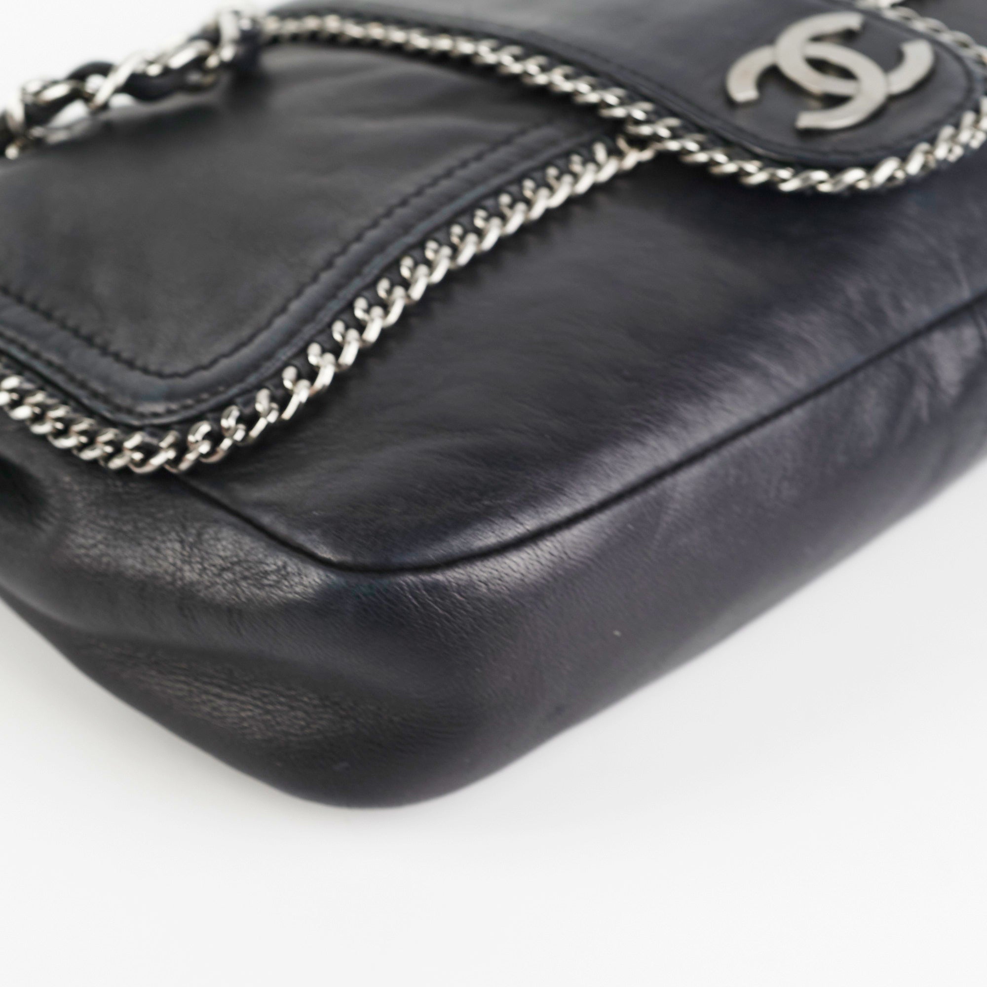 Chanel Black Lambskin Flap Bag - Luxury Designer Handbag for Women | Perfect for Evening Parties, Date Nights & Special Occasions