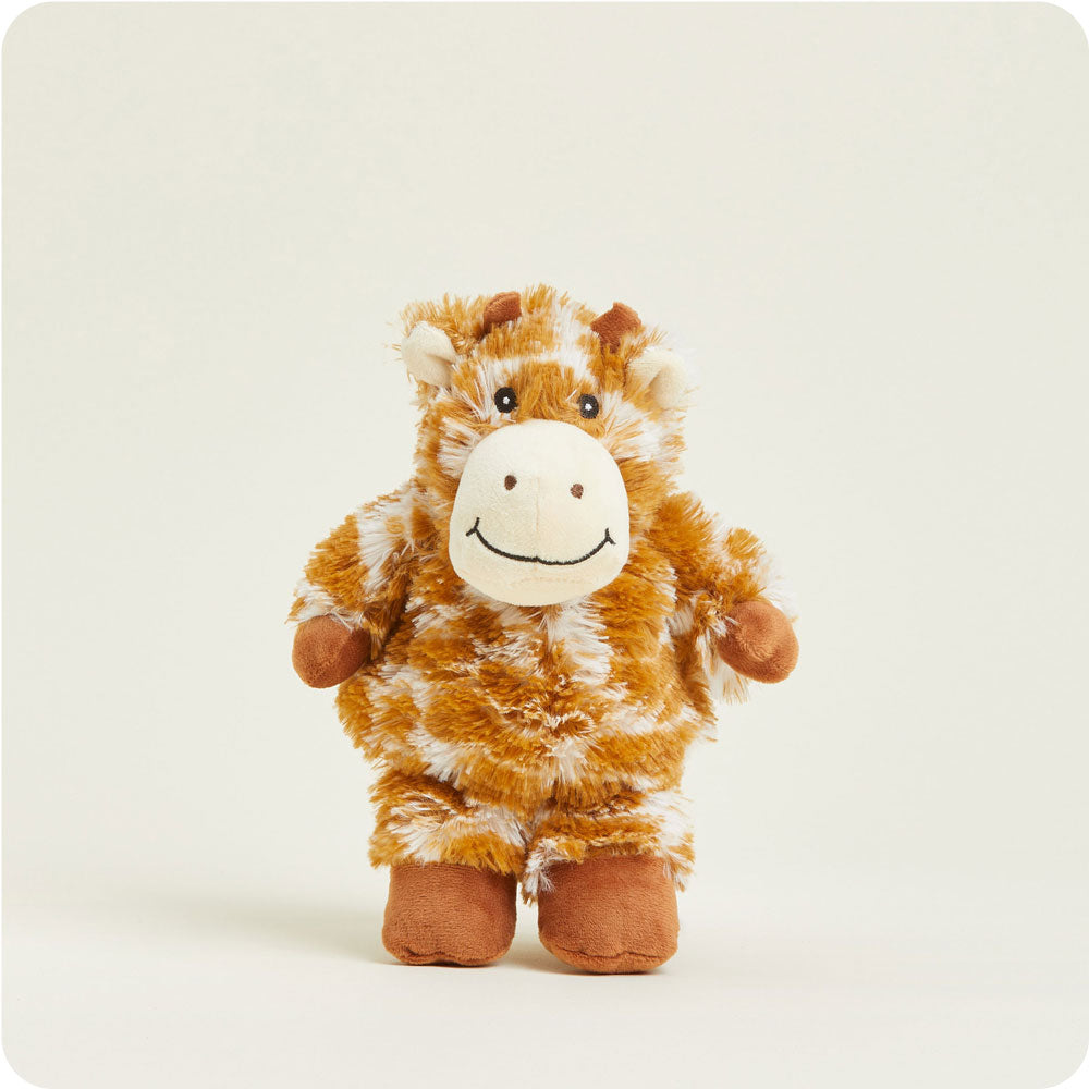Giraffe Warmies Junior Plush Stuffed Animal - Microwaveable Heating Pad for Kids & Toddlers - Perfect for Bedtime, Relaxation, and Comfort