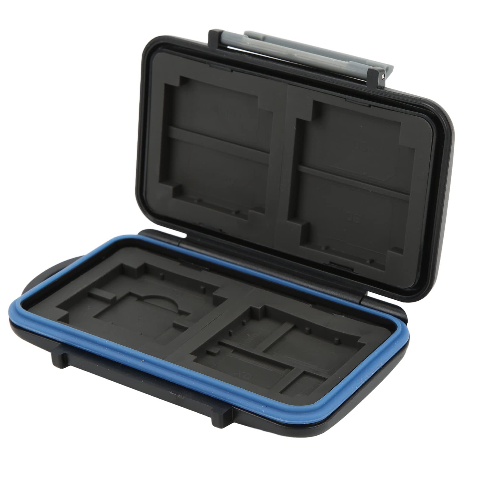 Professional Waterproof Memory Card Case - Large Capacity Storage Holder for 4 CF Cards, 2 MSD Cards, 3 Memory Cards, XD Cards & 3 MSPD Cards | Portable Dustproof Organizer for Photographers, Videographers & Tech Enthusiasts