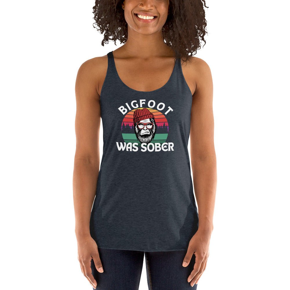 Mythical Sober Strength Racerback Tank Top for Women - Workout & Gym Essential - Perfect for Yoga, Running & Fitness Training