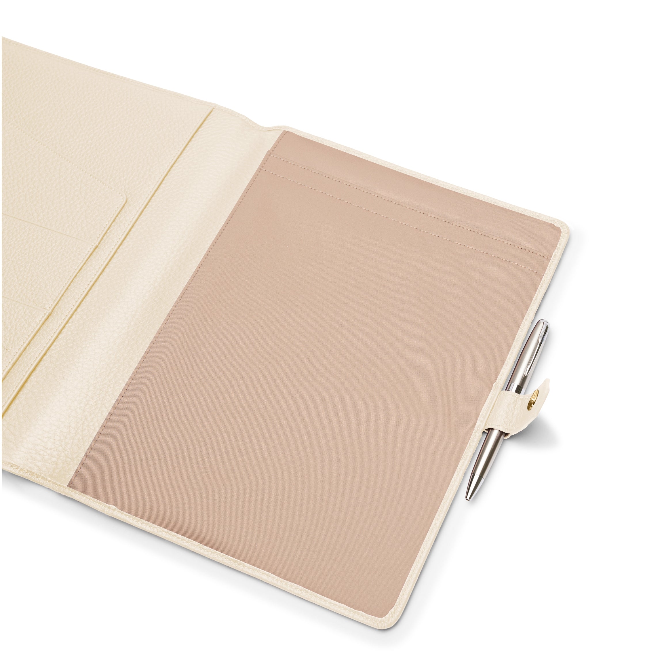 Premium Snap Bound Journal - Lined Notebook for Writing, Note Taking & Journaling - Perfect for School, Office & Travel - Sand Color