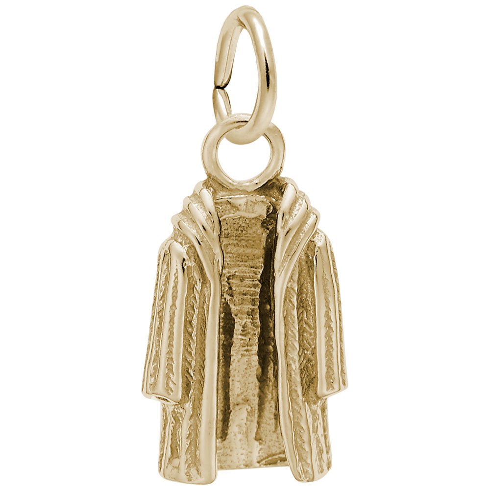 Elegant Fur Coat Charm Pendant - Dainty Jewelry Charms for Bracelets & Necklaces - Perfect for DIY Jewelry Making and Gift Giving