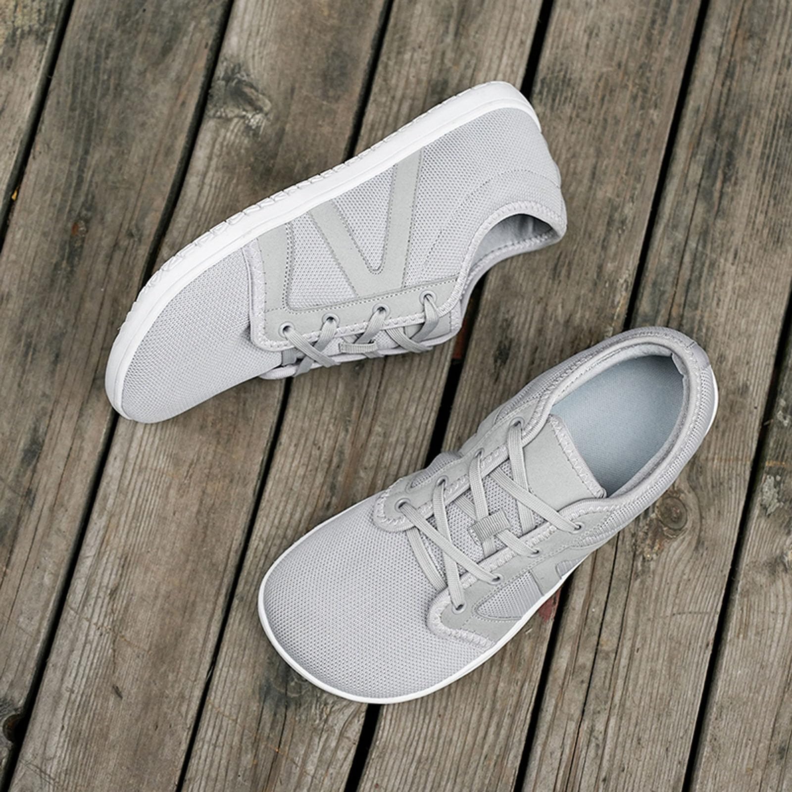 SECHRITE Barefoot Sneakers for Women & Men - Wide Width Minimalist Shoes with Zero Drop Sole & Roomy Toe Box - Comfortable Walking Shoes for Gym, Travel & Everyday Wear