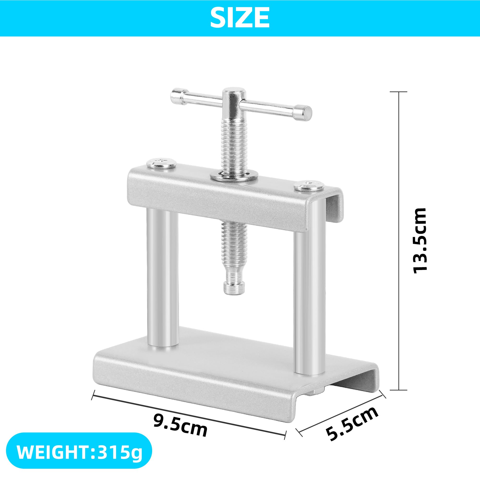 Professional Watch Press Tool Set with 12 Molds - Watch Battery Replacement & Back Case Closer Kit for Watch Repair - Includes Instructions - Perfect for Watchmakers, Jewelers & DIY Enthusiasts