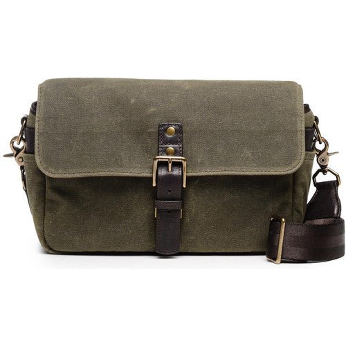 ONA Bowery Canvas Camera Bag - Olive Green for DSLR & Mirrorless Cameras - Perfect for Travel, Street & Everyday Photography