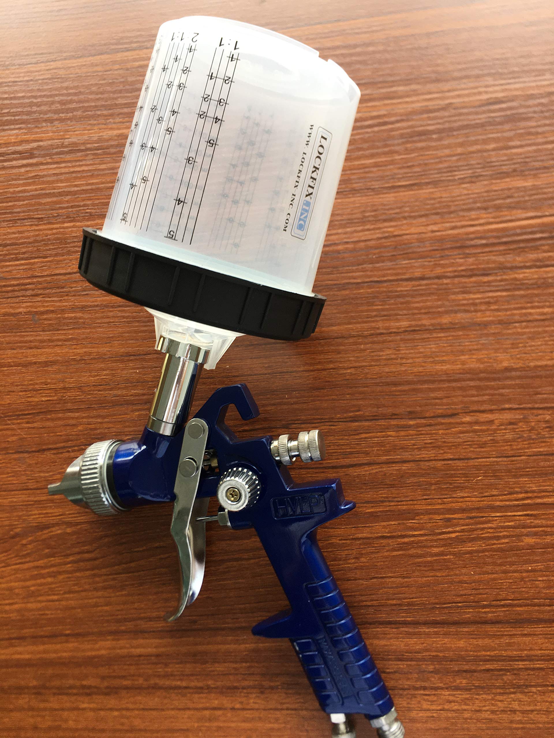 HVLP Gravity Feed Air Spray Gun with 1.4mm Nozzle - Fast 2-3 Day Delivery - Perfect for Touch Up Paint, Furniture Refinishing & DIY Home Projects