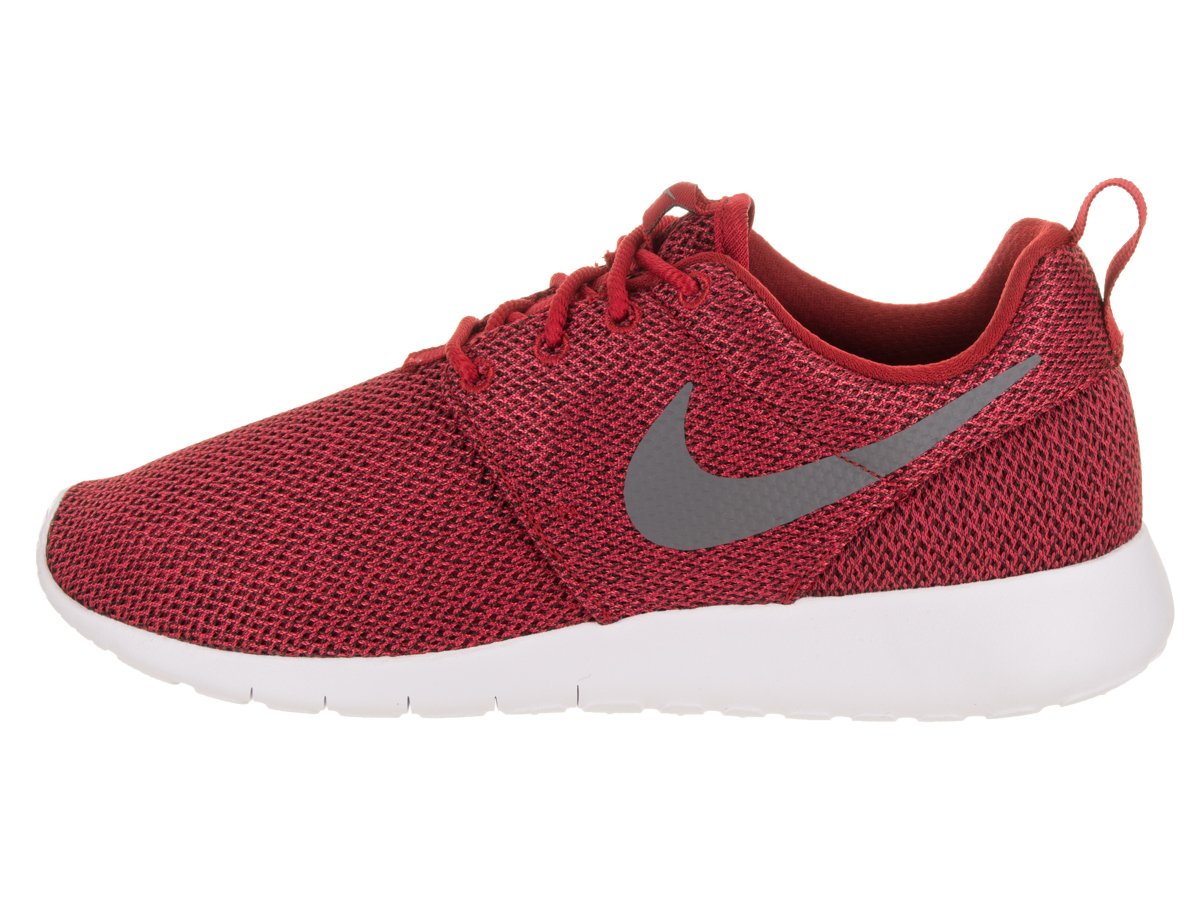 Nike Kids Roshe One (GS) Running Shoes - Gym Red/Cool Grey Anthracite - Size 5.5 US - Lightweight & Comfortable for School, Sports & Daily Activities