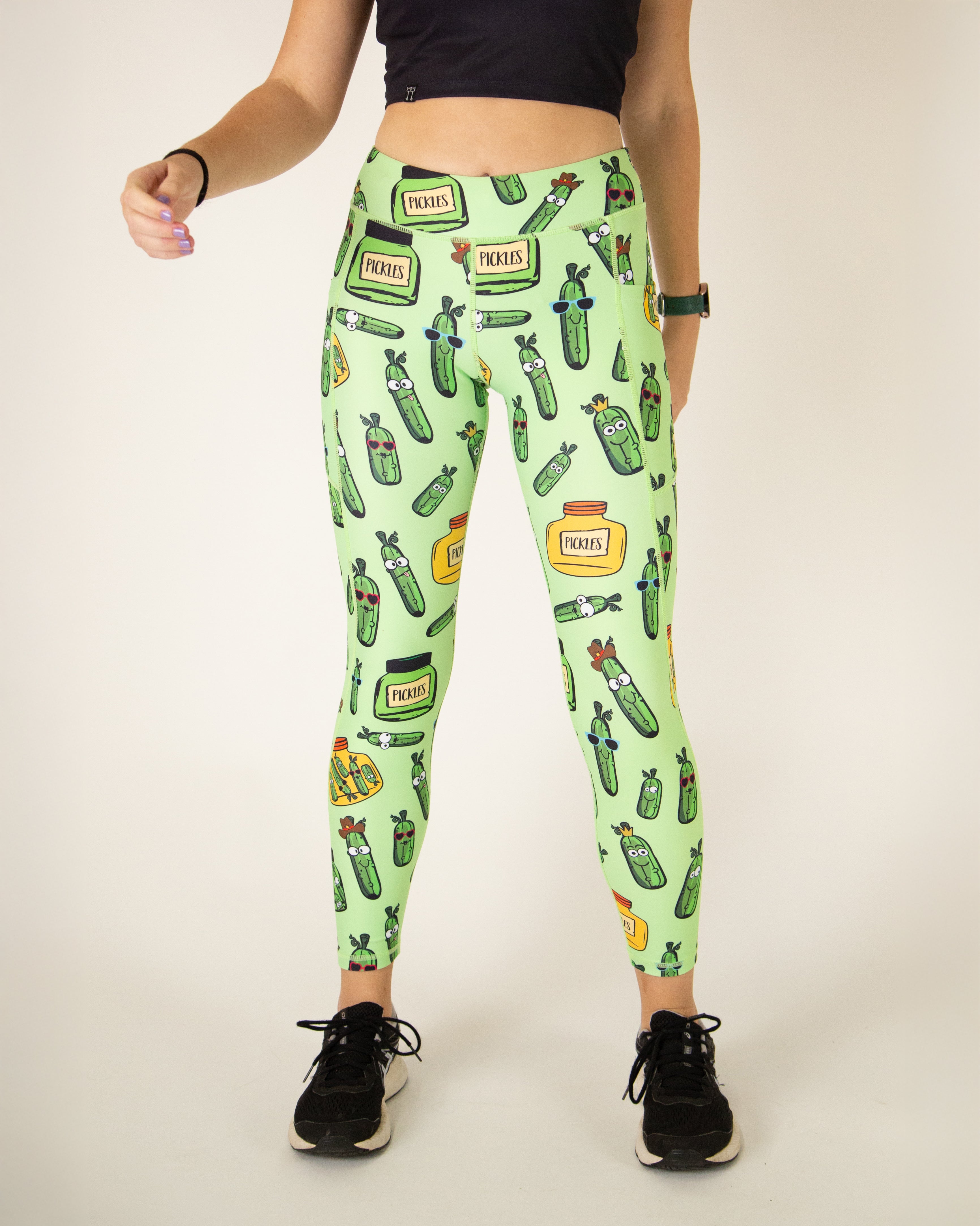 Women's High Waist Pickleball Leggings - Moisture Wicking & Stretchable for Yoga, Gym & Pickleball Games