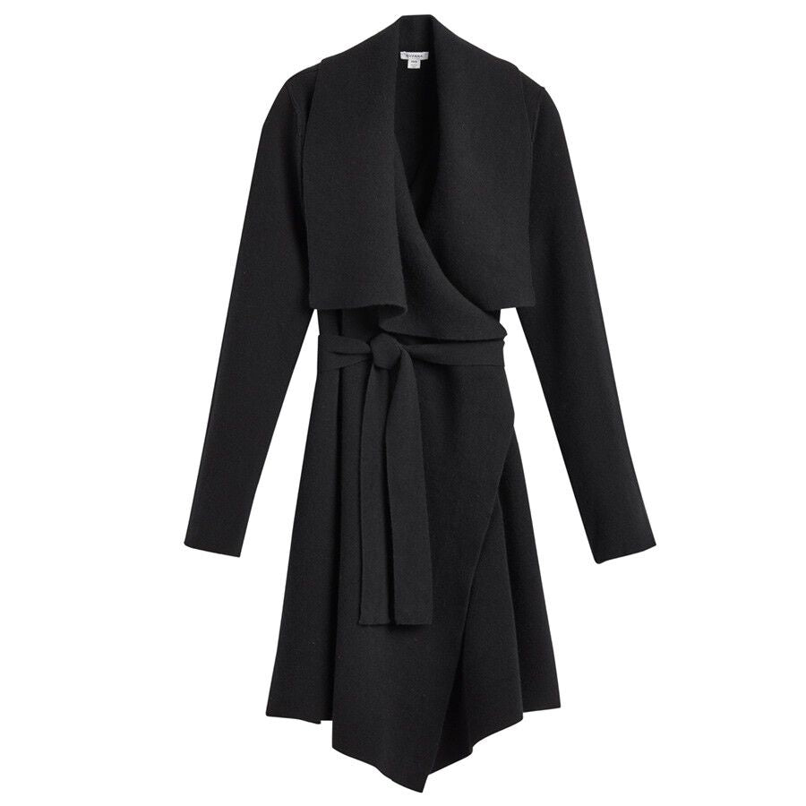 Luxury Wool Cashmere Short Wrap Coat for Women - Soft & Warm Winter Outerwear - Perfect for Office, Date Night & Casual Outings
