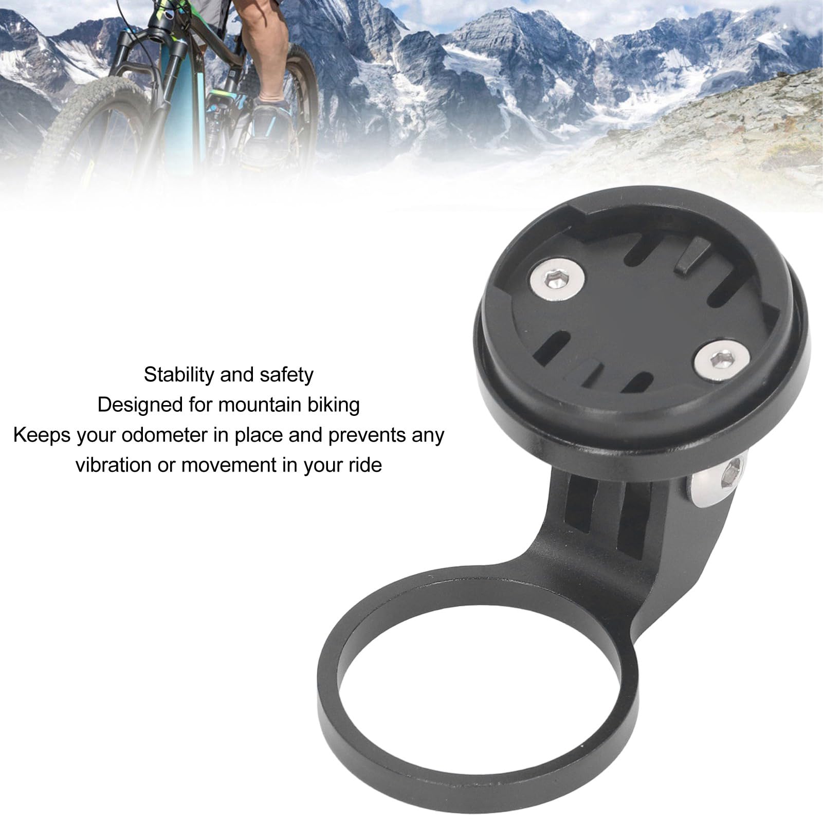 Professional Aluminum Alloy Road Bike Computer Mount - Lightweight & Easy Installation Odometer Bracket for Cycling Enthusiasts | Perfect for Road Bikes, Training & Outdoor Adventures