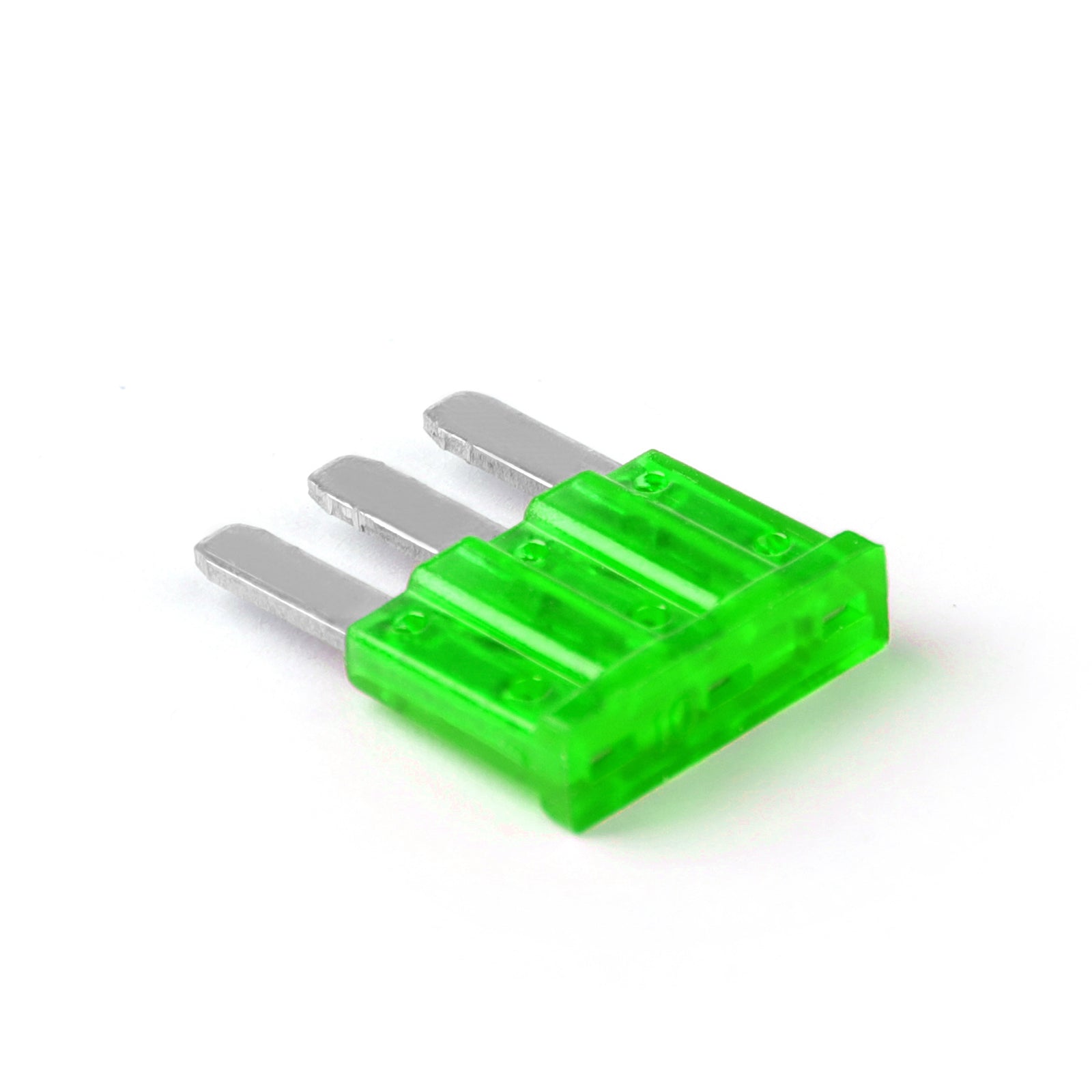 Micro3 Fuse Automotive ATL 3 Prong Blade Fuse Holder with 5 x 30A Fuses - Car Electrical Circuit Protection for Vehicles, Trucks, and Marine Applications