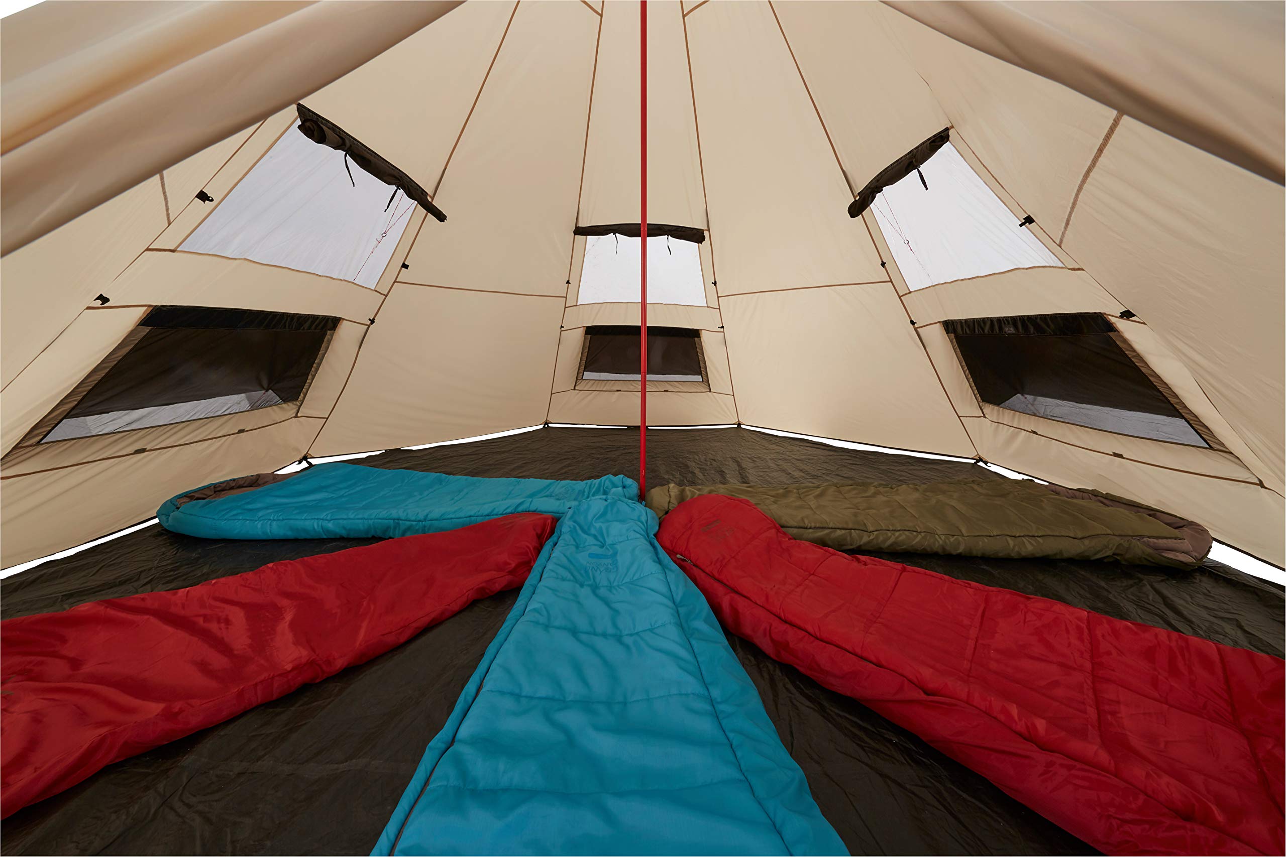 Grand Canyon Tents Black Falls 8-Person Camping Tent - Waterproof & Windproof for Outdoor Adventures, Hiking, and Family Camping Trips