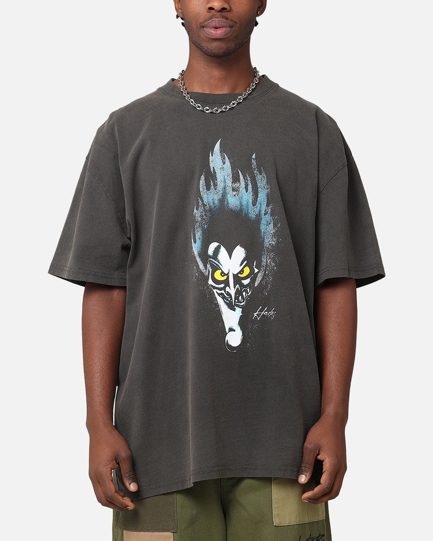 Vintage Disney Hercules Hades Graphic T-Shirt - Black Distressed Cotton Tee for Men & Women - Perfect for Cosplay, Comic Con & Disney Fan Gifts
