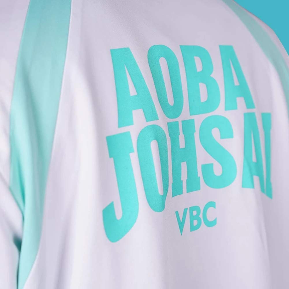 Haikyuu!! Oikawa Tooru Anime Cosplay Jacket - Short Sleeve Outerwear Coat for Cosplay, Halloween, and Anime Conventions
