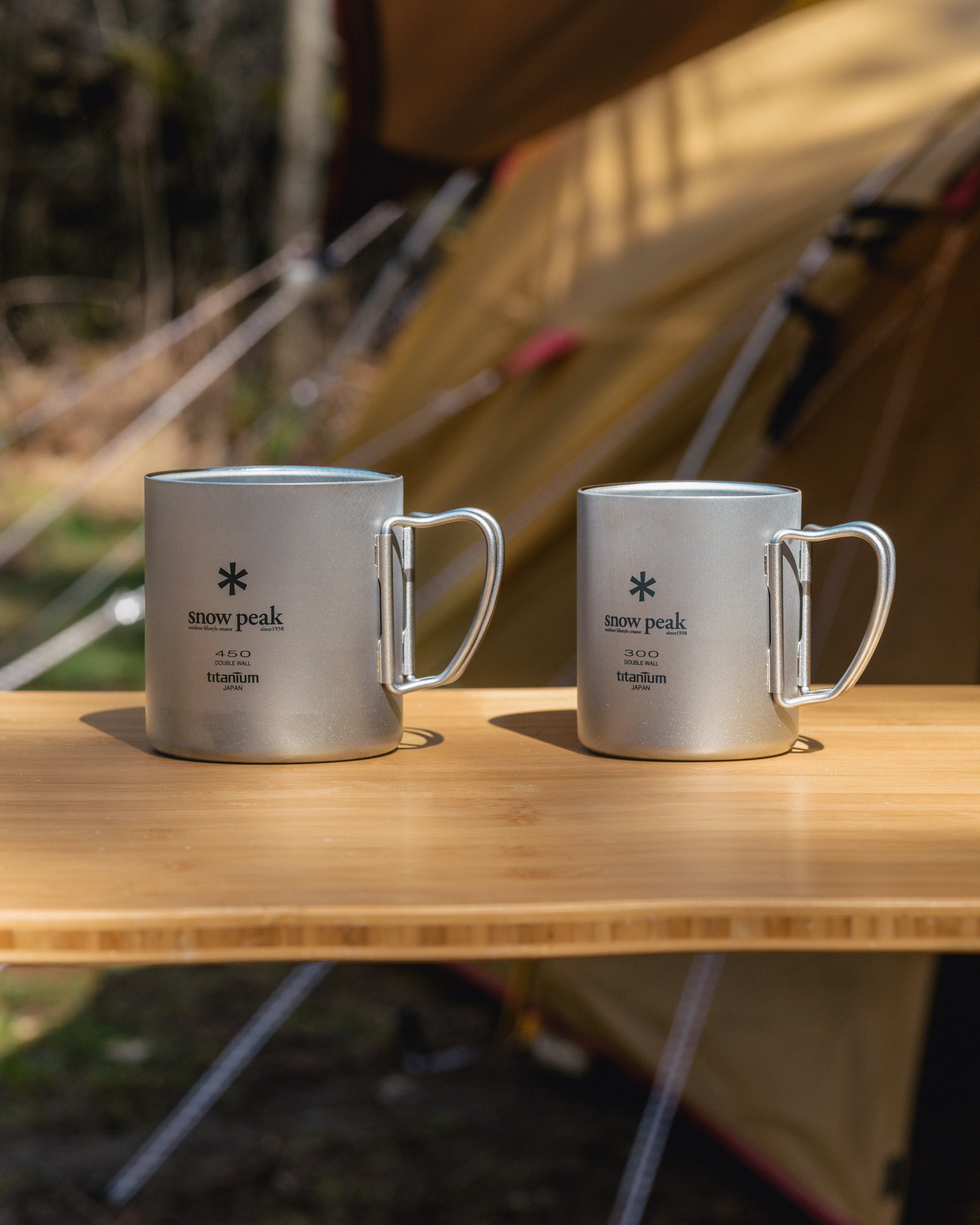 Double-Walled Titanium Camping Mug 300ml - Lightweight, Durable & Insulated for Hot & Cold Drinks - Perfect for Hiking, Travel & Outdoor Adventures