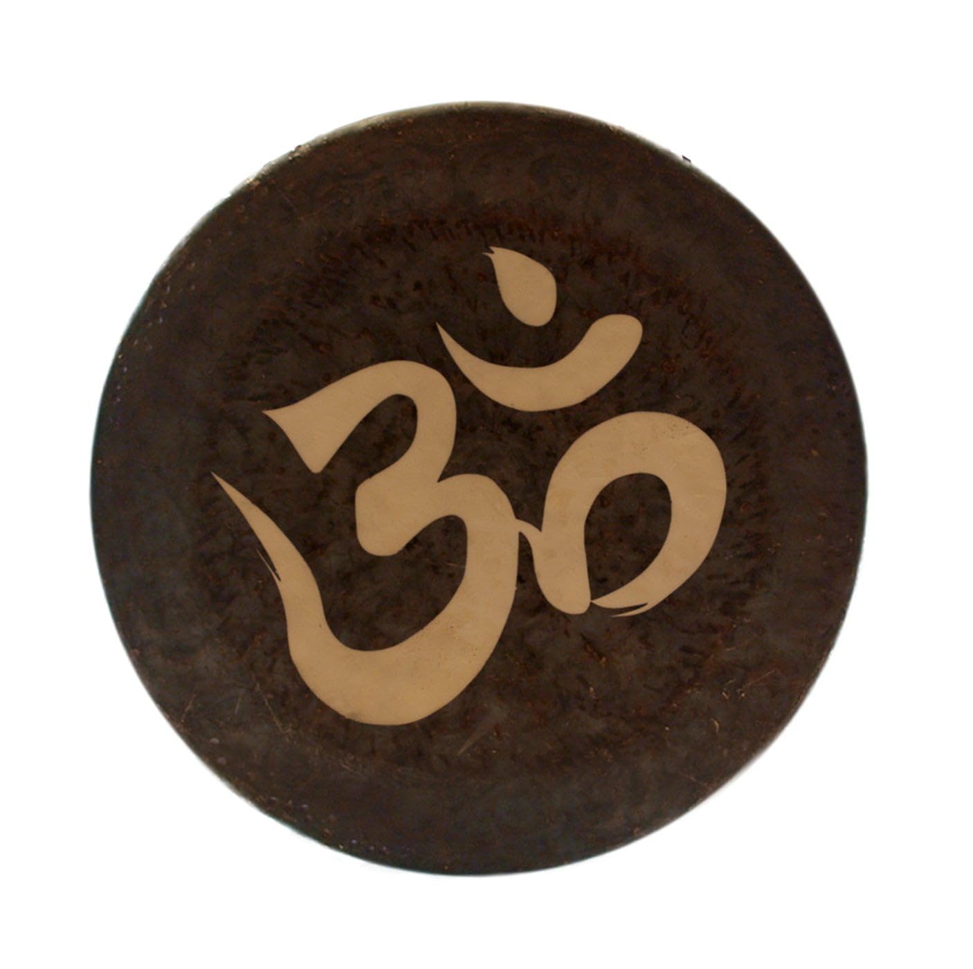 Om Engraved Bronze Gong with Rope & Chinese Mallet - Premium Meditation & Yoga Accessory - Handcrafted Bronze Gong for Sound Healing, Mindfulness Practice, and Spiritual Rituals