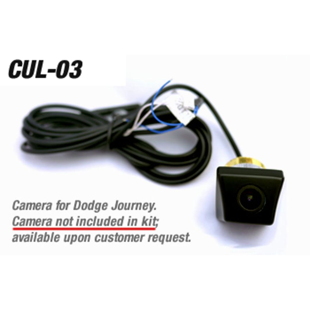 Crux RVCCH 75E Rear View Camera System with Sightline Safety View - Compatible with Select Chrysler & Dodge Vehicles (8/4 with 2 Piece Radio) - Enhanced Parking Safety & Blind Spot Visibility for Minivans & SUVs