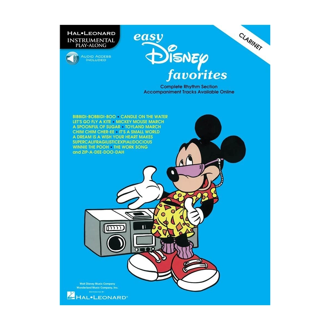 Easy Disney Favorites Clarinet Play Along Pack - Fun Sheet Music for Beginners & Intermediate Players | Perfect for Practice, Performances & Disney Theme Nights