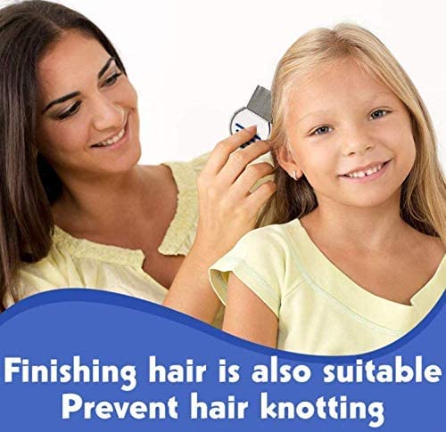 BELLAS Stainless Steel Lice Comb for Head Lice and Egg Removal - Durable Nit Comb for Kids & Adults - Pack of 1 - Perfect for Home, School & Travel Use
