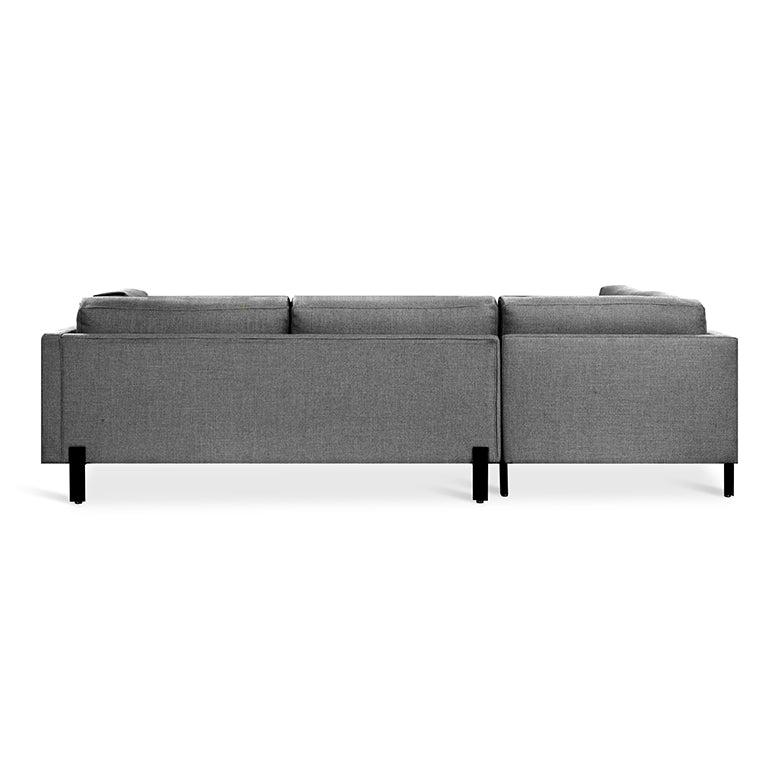Silverlake Sectional Sofa - Modern L-Shaped Couch with Reversible Chaise, Soft Fabric Upholstery for Living Room, Family Room & Home Theater Comfort