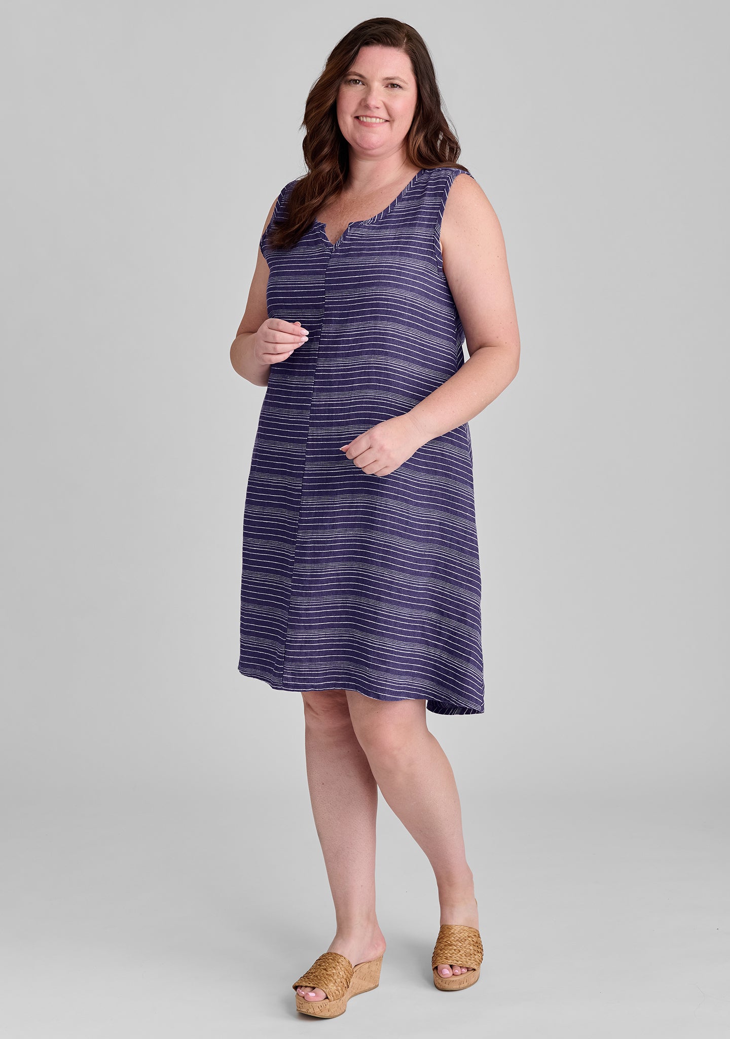 True Linen Shift Dress for Women - Breathable & Comfortable Summer Dress for Casual Outings, Beach Wear, and Office Attire
