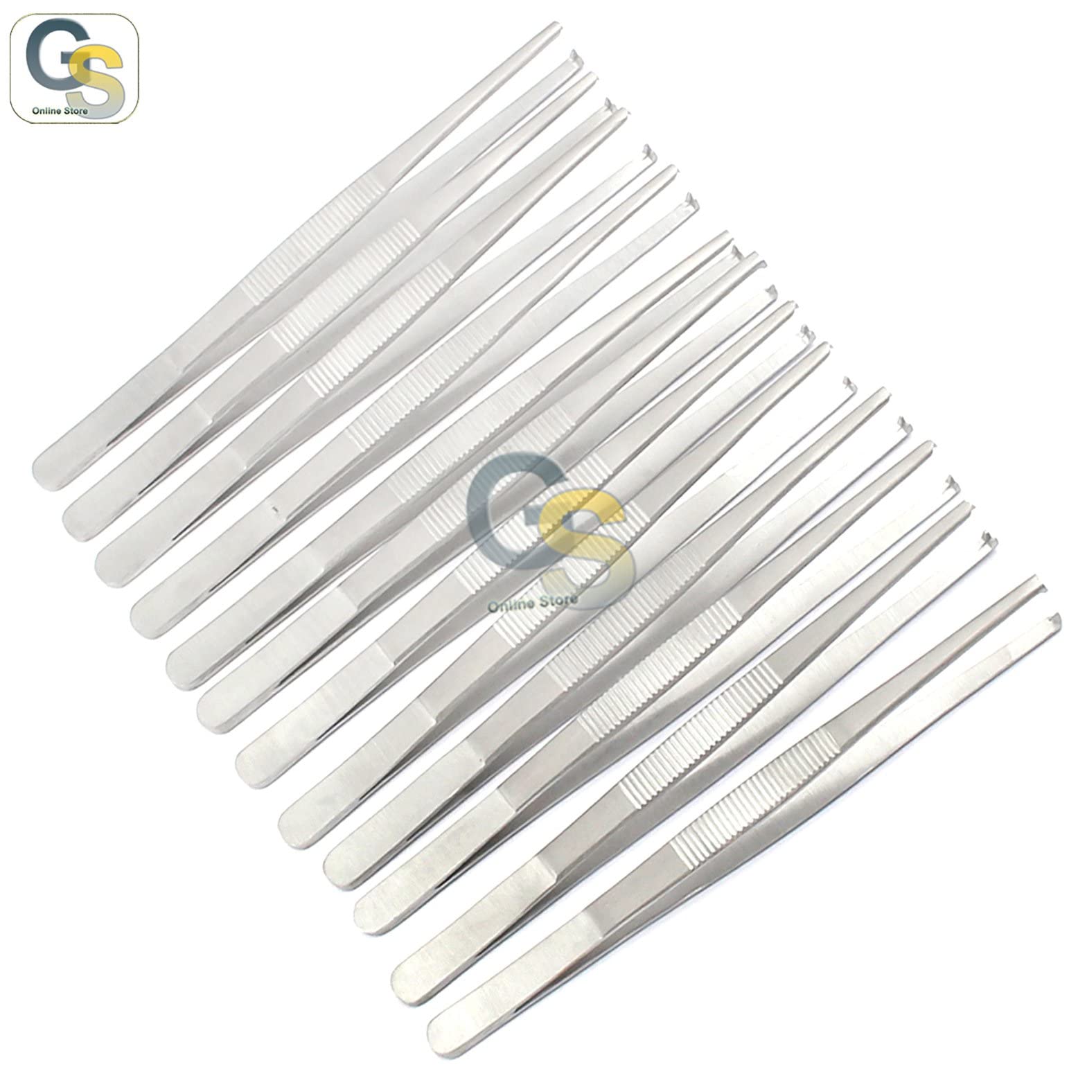 12 Pack Thumb Tissue Forceps 5
