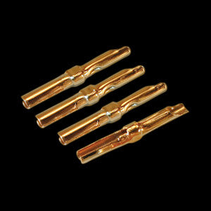 Cardas PCCE G Gold Cartridge Clips - Set of 4 High-End Audio Connectors for Turntable & Hi-Fi Systems - Perfect for Vinyl Enthusiasts & Audiophiles