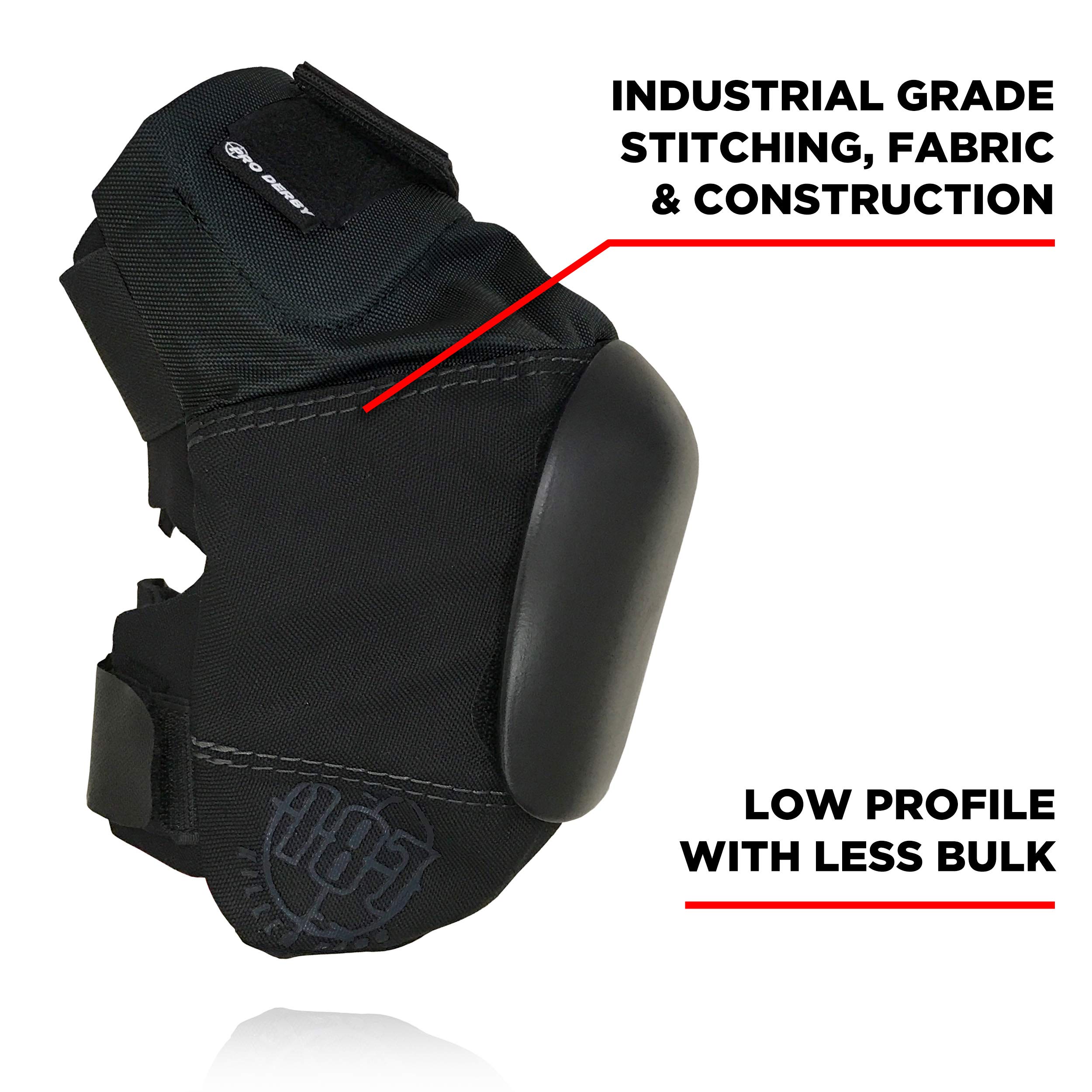 187 Killer Pads Pro Derby Pad - Black Small Size for Roller Derby, Skateboarding & Extreme Sports Protection