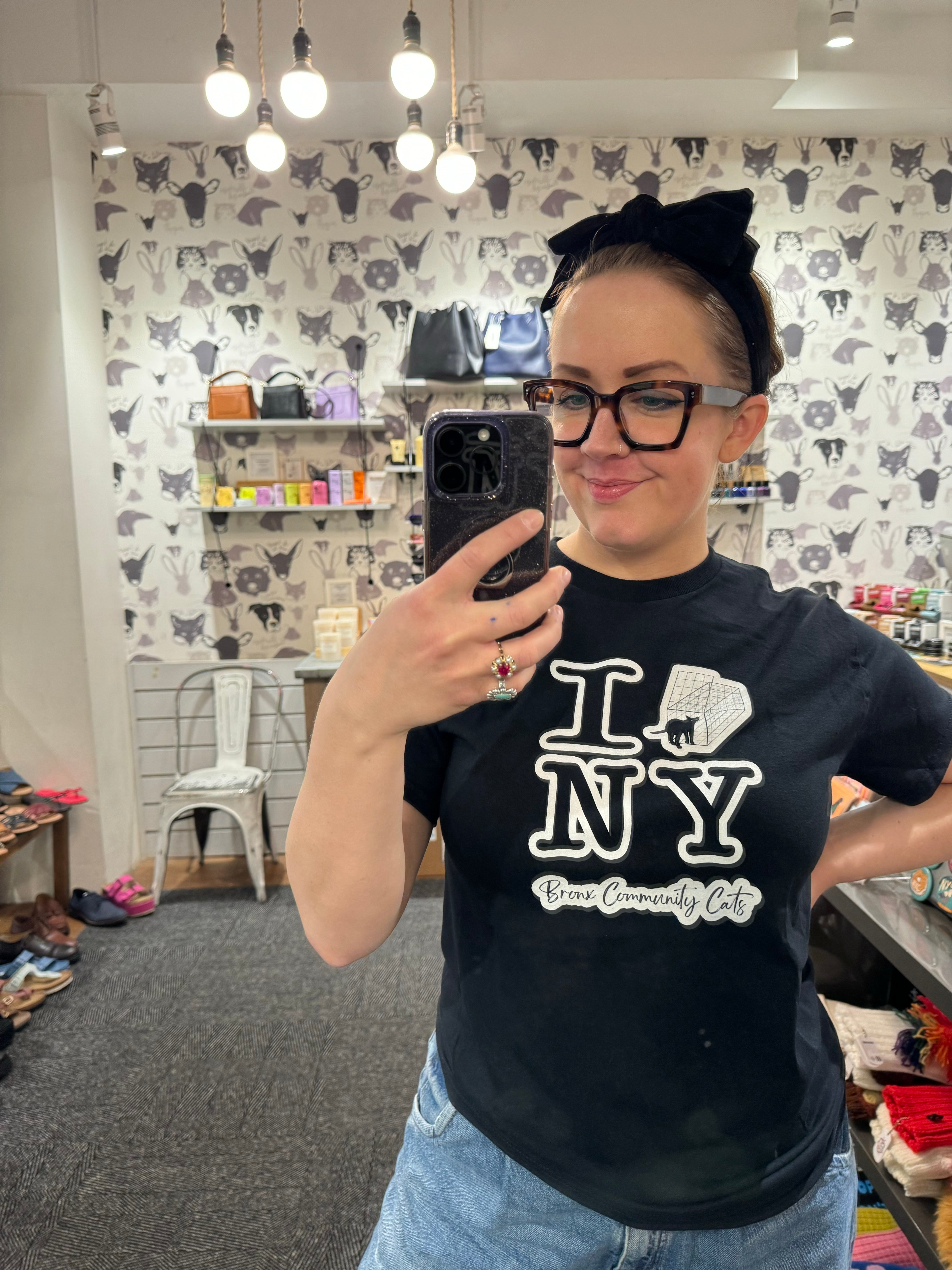 Bronx Community Cats T-Shirt - Soft Cotton Graphic Tee for Cat Lovers - Perfect for Casual Wear, Street Style & Cat Rescue Awareness