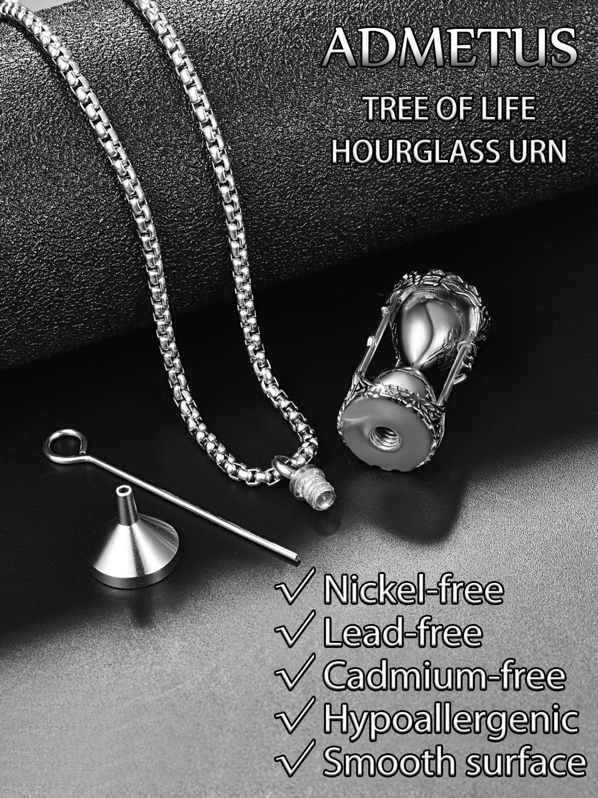 Sterling Silver Tree of Life Urn Necklace - Memorial Jewelry for Ashes - Perfect for Remembrance, Sympathy Gifts & Keepsakes