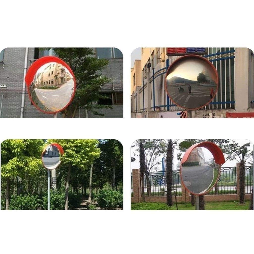 45cm Portable Safety Mirror - Wide Angle Convex Traffic Mirror for Indoor & Outdoor Use - Perfect for Driveways, Garages, and Blind Spots