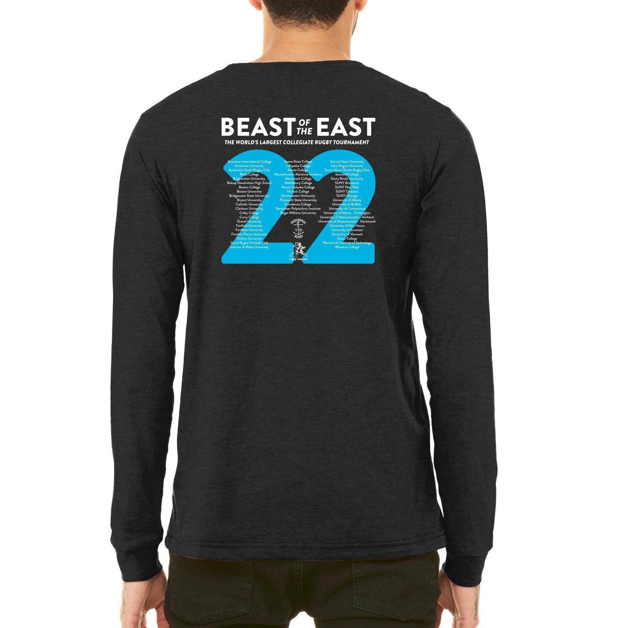 BOE '22 Beast Rugby Long Sleeve Tee - Durable & Comfortable Rugby Shirt for Men - Perfect for Training, Matches & Casual Wear