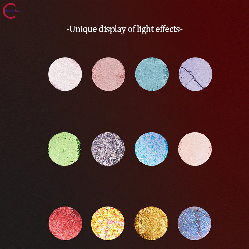 CHEERYEP 16-Color Natural Star Eyeshadow Palette - 04#Neon Bright Pigmented Makeup for Day & Night Looks | Perfect for Parties, Date Nights & Special Occasions