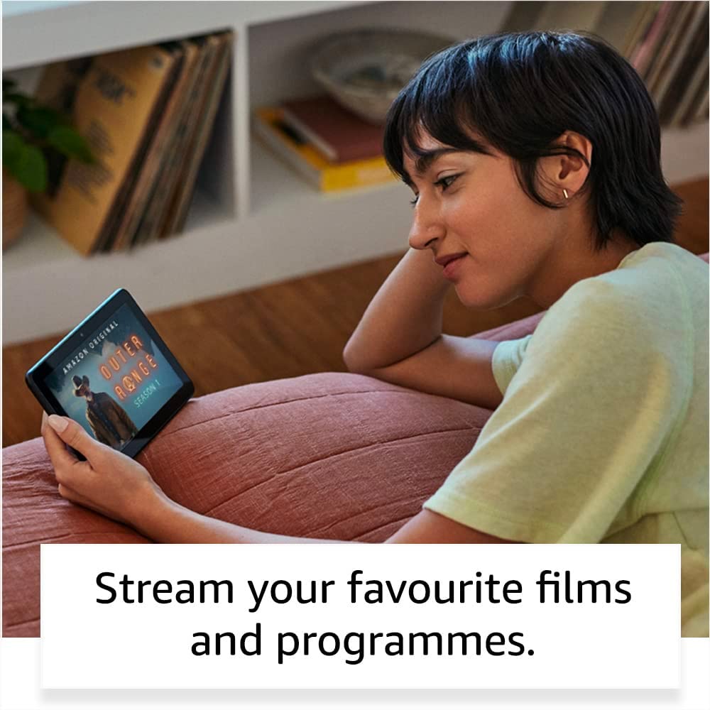 Amazon Fire 7 Tablet (16GB, Black) with Fabric Cover & 2-Pack Screen Protectors - Perfect for Reading, Streaming & Travel