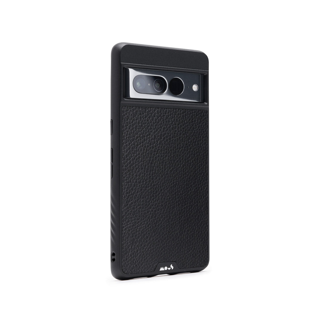 MagSafe Compatible Black Leather iPhone Case for iPhone 14/13/12 Pro Max - Premium Slim Protective Cover with Magnetic Alignment (Perfect for Work, Travel & Everyday Use)