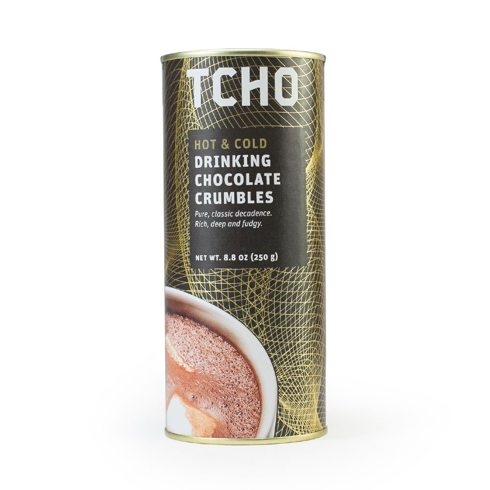 TCHO Chocolate Crumbles 8.8oz for Hot/Cold Drinks & Baking