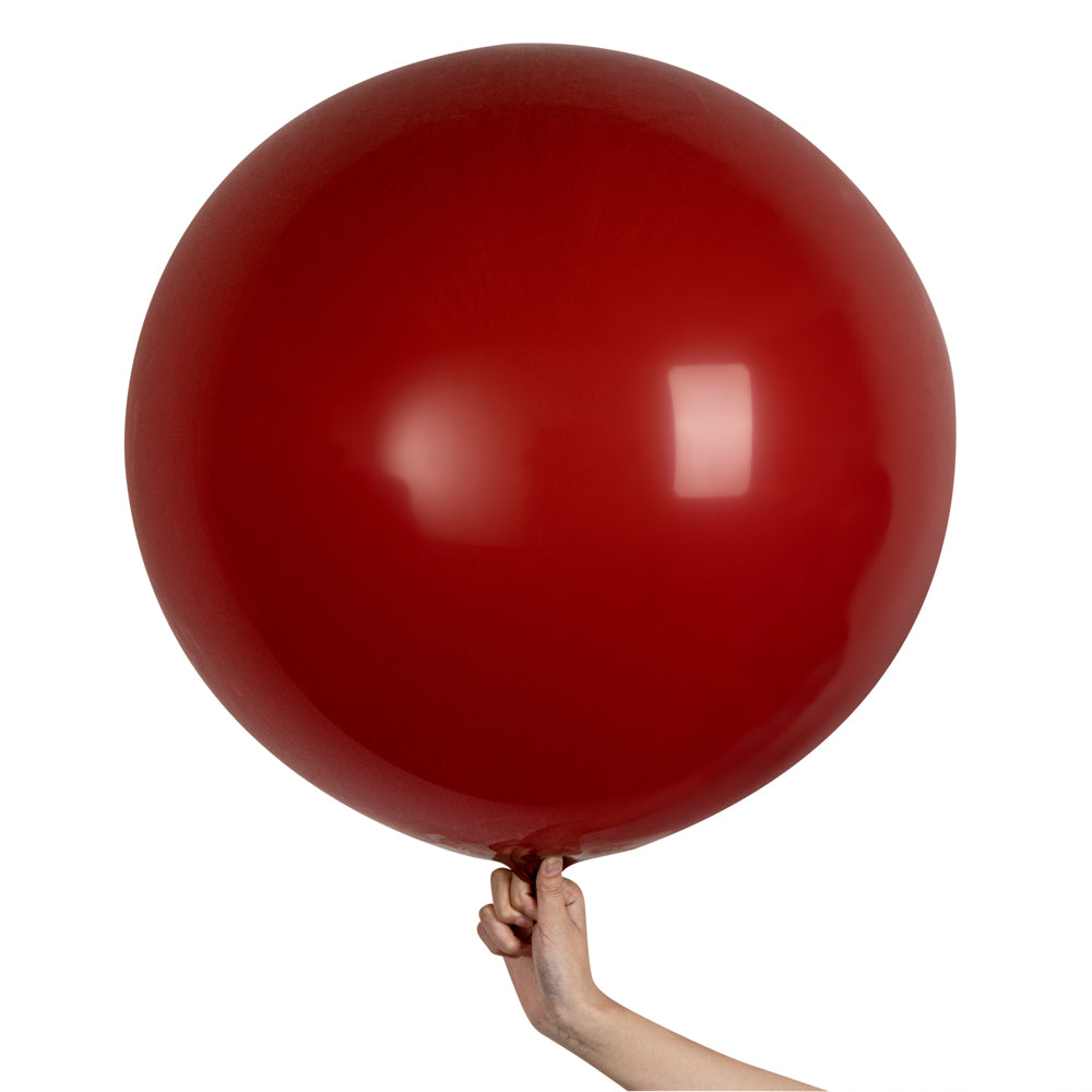 Balloonify Pomegranate Red Latex Balloons - Pack of 10 (36 Inch) for Birthday Parties, Baby Showers & Wedding Decorations