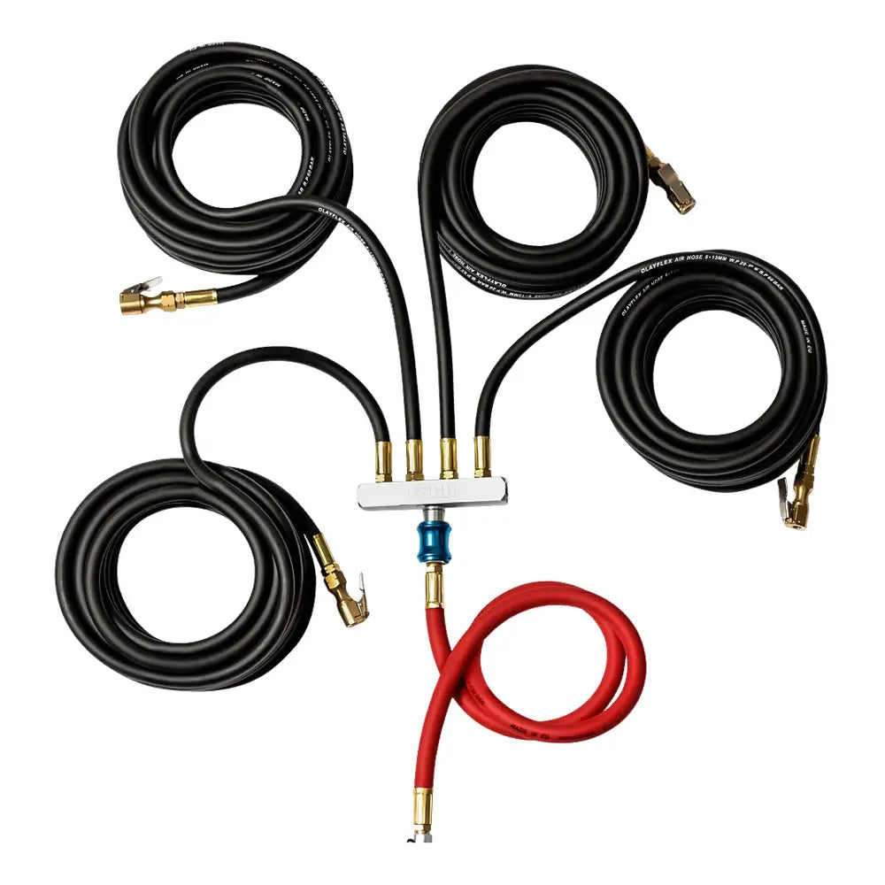 ESCO 10965K Digital Tire Inflator System - Portable Air Compressor for Cars, Bikes & Motorcycles - Fast Inflation with LCD Pressure Gauge - Perfect for Road Trips, Garage & Emergency Use