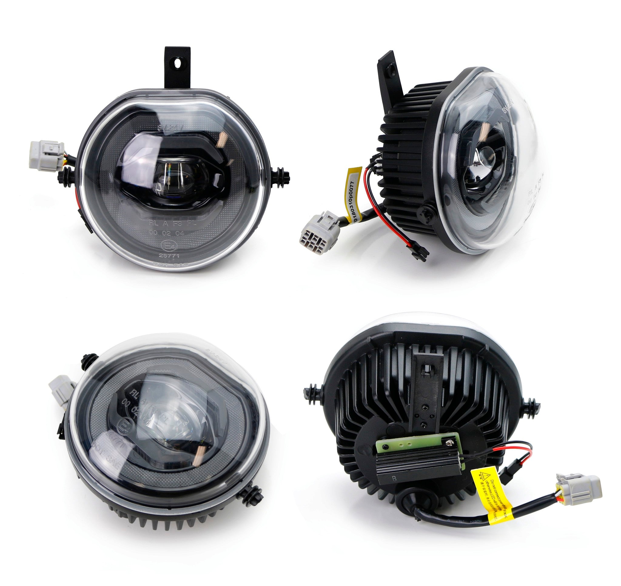 30W Full LED Halo Ring DRL Parking Fog Light Kit for 2015+ 3rd Gen MINI Cooper - Upgrade Headlights for Enhanced Visibility & Style