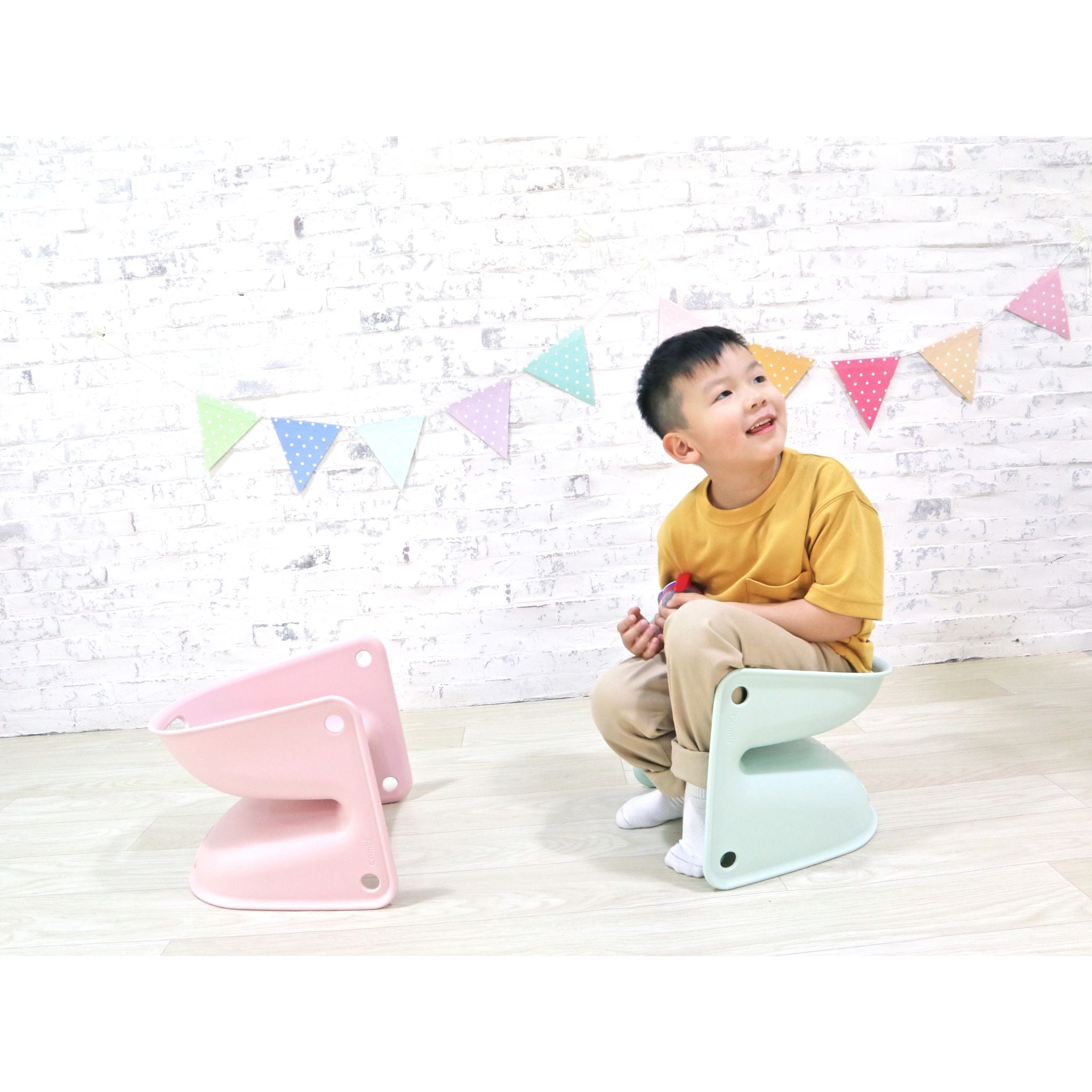 Multi-Functional Combi Chair in Pink - Perfect for Home, Office, and Nursery Use