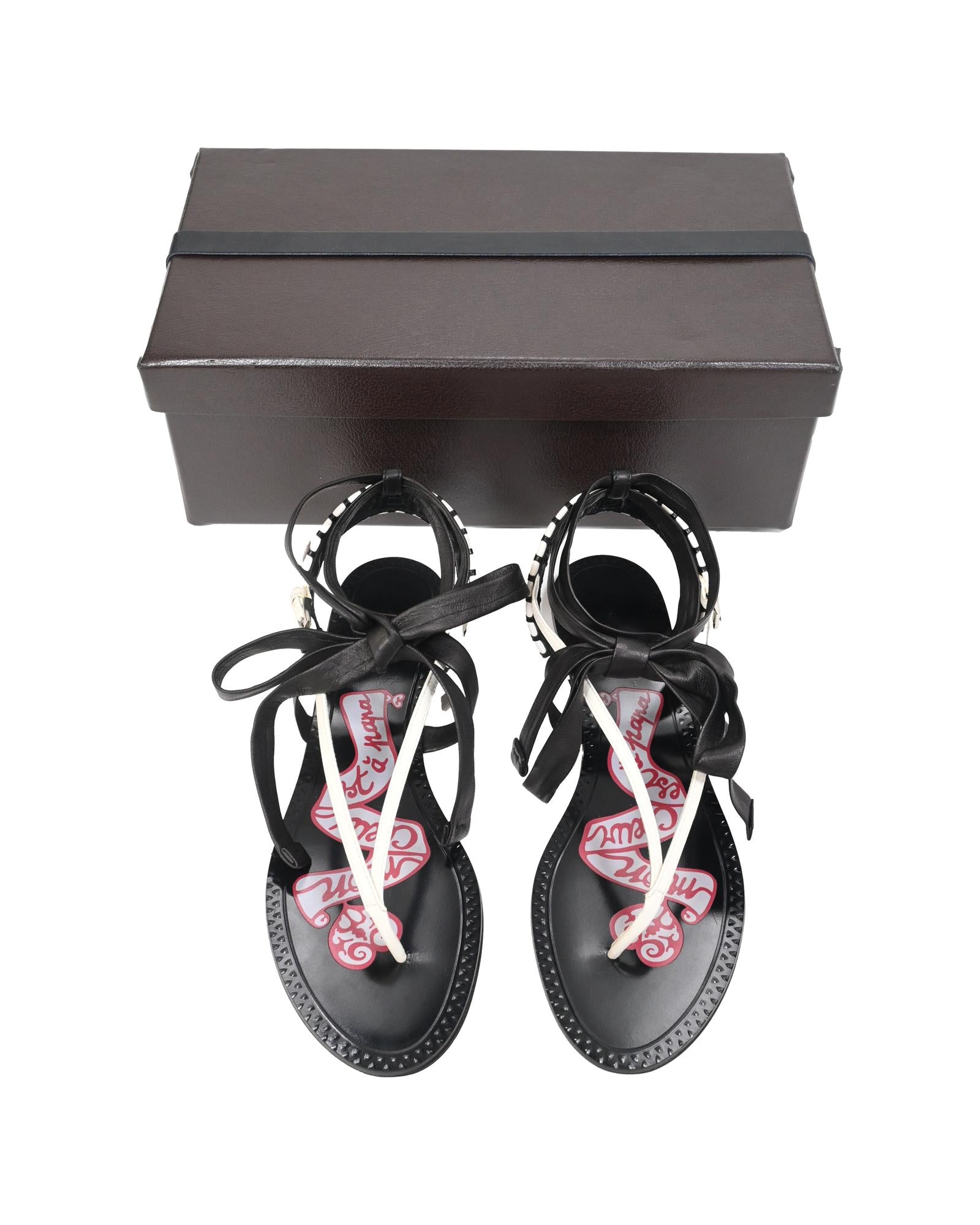 Alaa Tie-Up Flat Sandals for Women - Comfortable Strappy Summer Beach Sandals | Casual Walking Shoes for Outdoors, Vacations & Daily Wear