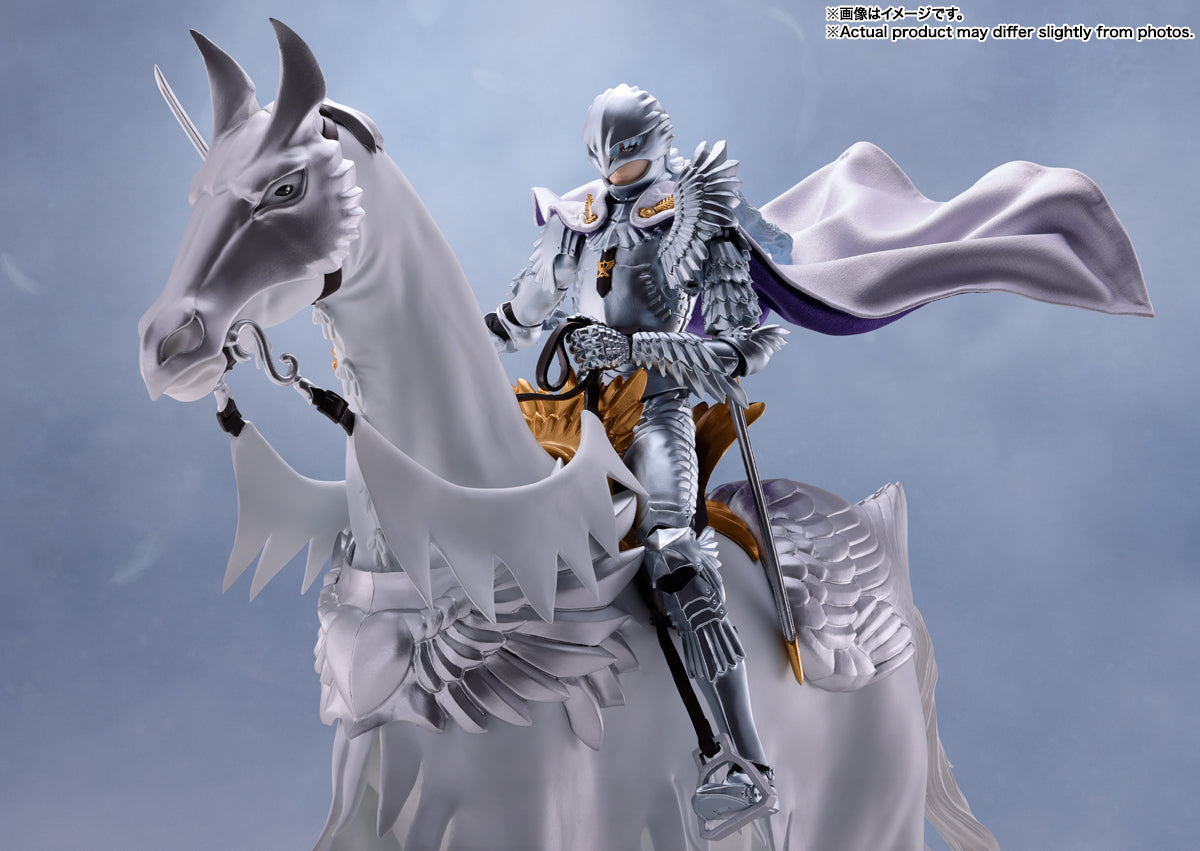 Bandai S.H.Figuarts Berserk Griffith Hawk of Light Action Figure - Anime Collectible for Display & Photography | Perfect for Manga Fans & Figure Collectors