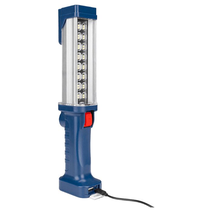 Grow1 Rechargeable LED Work Light - 1000 Lumens Green Portable Job Site Light for Construction, Camping, Emergency & Outdoor Activities