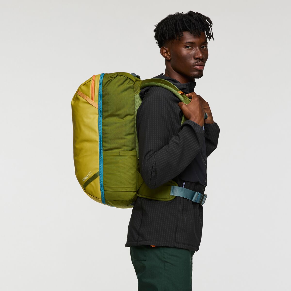 Cotopaxi Allpa 35L Travel Backpack - Lightweight Carry-On Backpack for Travel & Hiking | Durable Water-Resistant Design in Blue Smoke | Perfect for Weekend Trips & Outdoor Adventures
