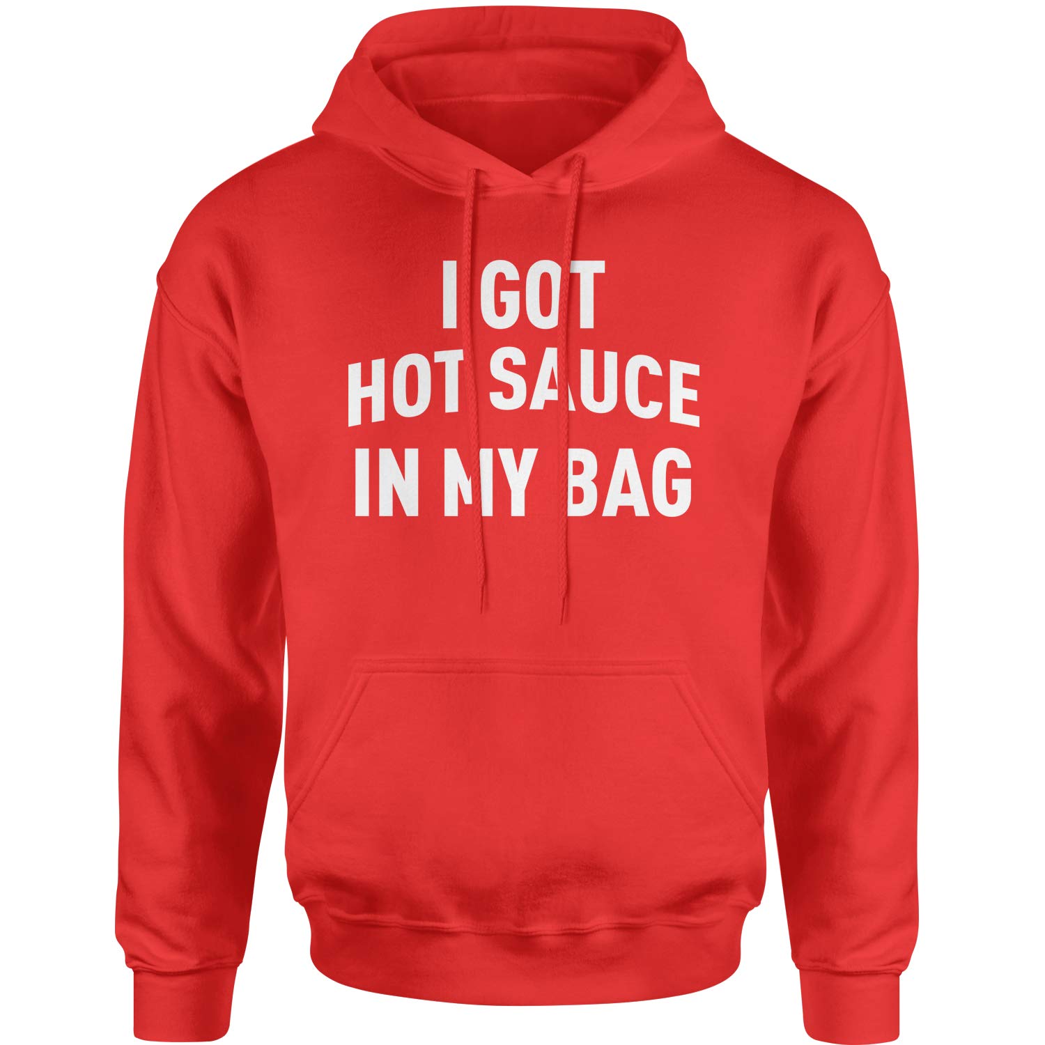Expression Tees 'I Got Hot Sauce in My Bag Swag' Unisex Adult Hoodie - Trendy Streetwear for Men & Women | Perfect for Casual Outings, Concerts & Hip Hop Fashion
