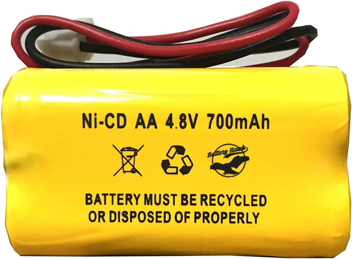 Unitech BL93NC487 AA McNair Corun NiCd AA500 4.8V Rechargeable Battery Pack - Emergency Light & Exit Sign Replacement - Perfect for Safety Equipment, Building Evacuation Systems and Backup Power Supply