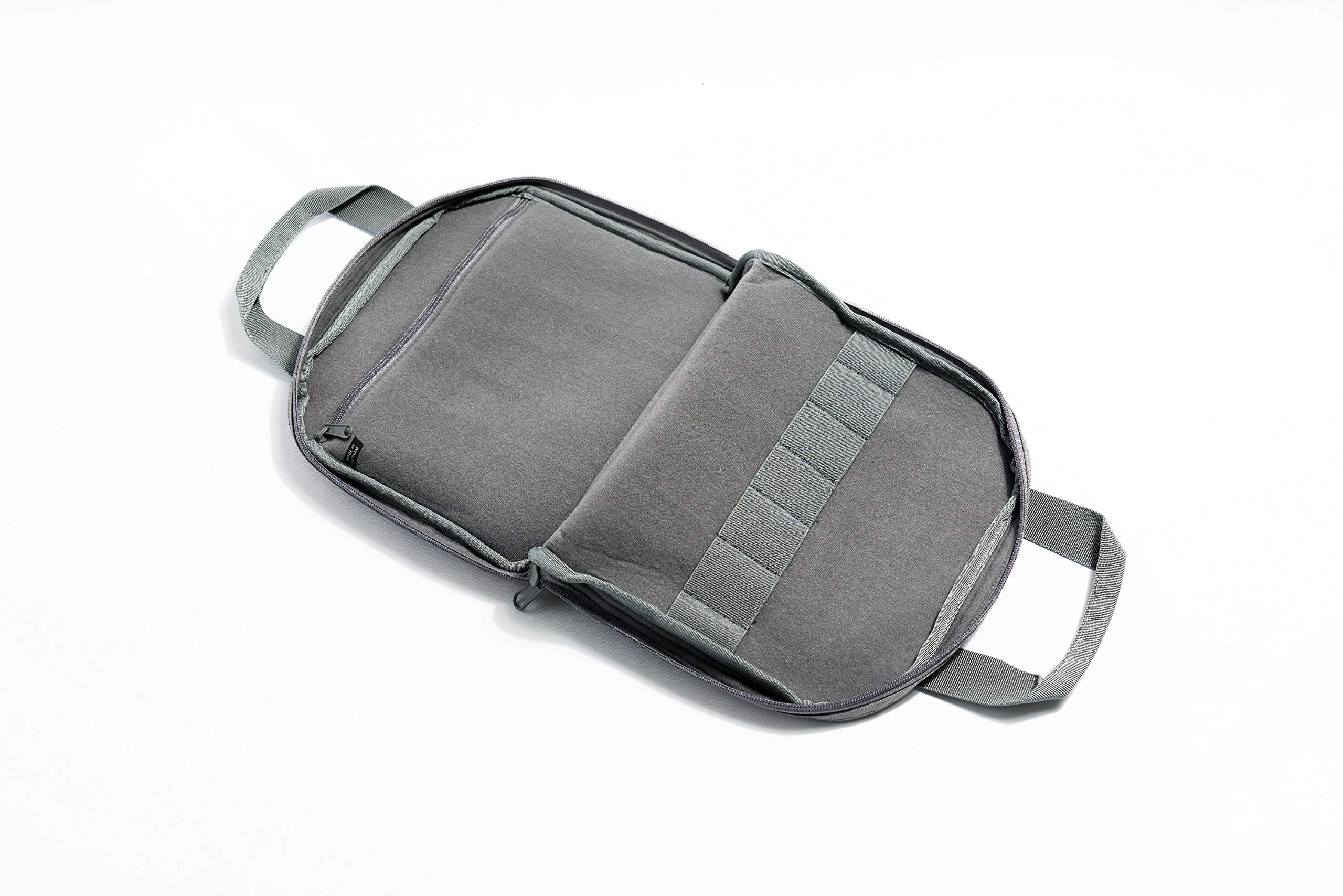 LA Police Gear Tactical Soft Pistol Case - Durable Nylon Handgun Storage & Small Electronic Gear Organizer (Coyote) | Perfect for Range Trips, Travel & Secure Firearm Transport