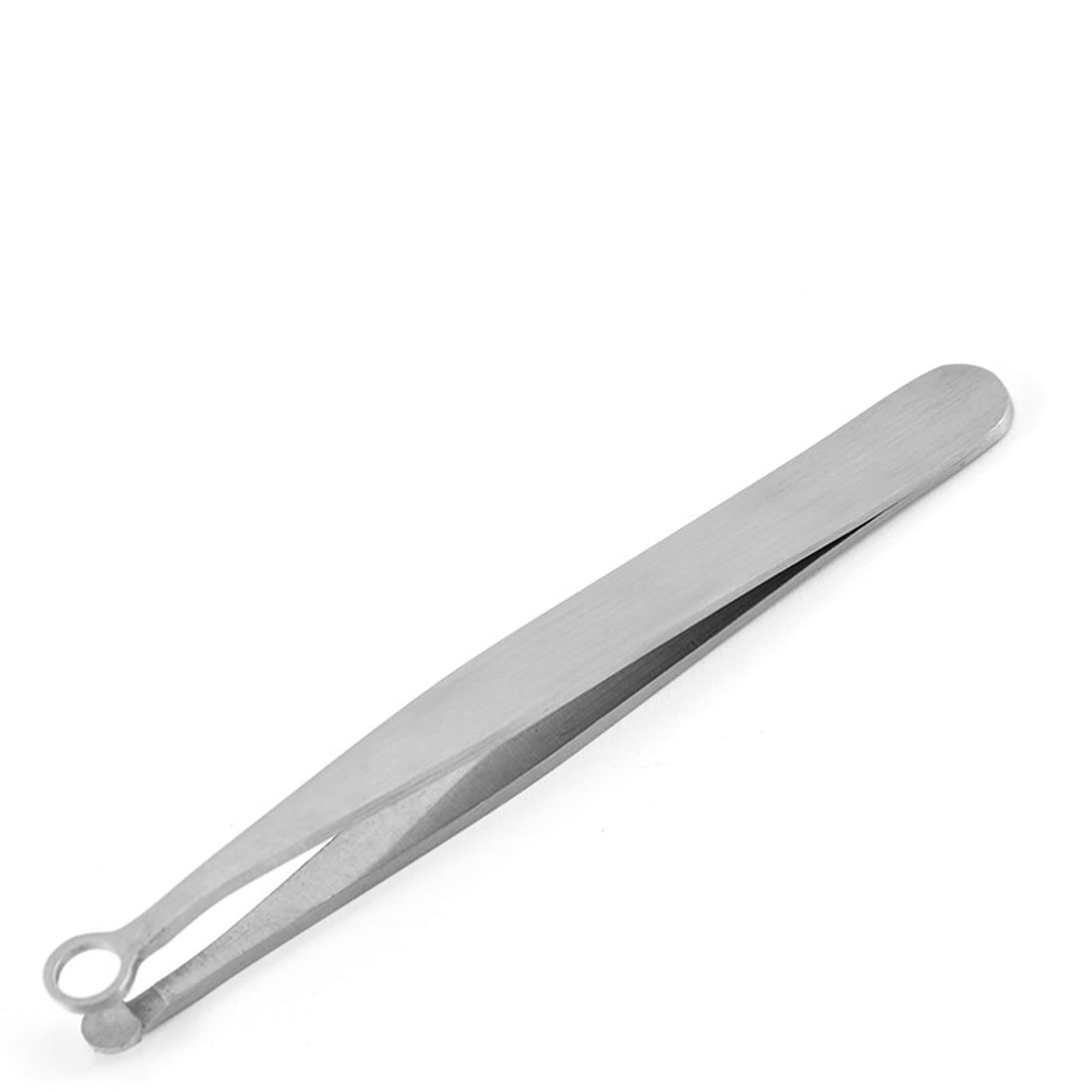 Stainless Steel Hair Removal Tweezers - Universal Nose & Eyebrow Trimmer, Manicure & Makeup Tool for Precise Grooming | Perfect for Home, Salon, and Travel Use